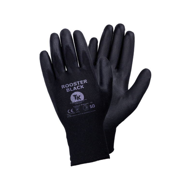 Rękawice TK GLOVES ROOSTER BLACK