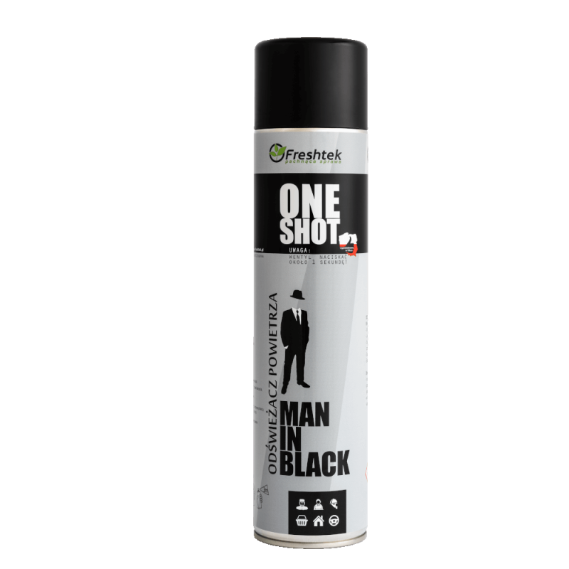 Freshtek One Shot 600ml - Man in Black Freshtek One Shot 600ml - Man in Black