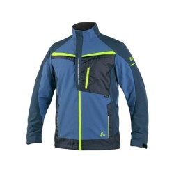 Bluza CXS NAOS, niebieska + HV żółte