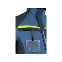 Bluza CXS NAOS, niebieska + HV żółte