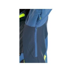 Bluza CXS NAOS, niebieska + HV żółte