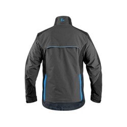 Bluza CXS NAOS, szaro-czarna + HV niebieskie