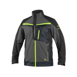 Bluza CXS NAOS, szaro-czarna + HV żółte