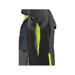 Bluza CXS NAOS, szaro-czarna + HV żółte