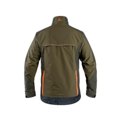Bluza CXS NAOS, zielona + HV pomarańczowe