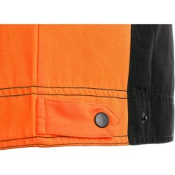 Bluza CXS SIRIUS BRIGHTON, czarno-pomarańczowa