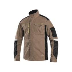 Bluza CXS STRETCH, beżowo-czarna