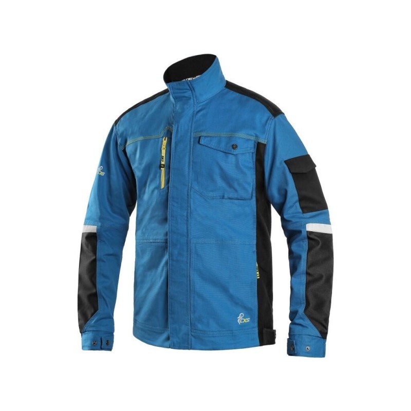 Bluza CXS STRETCH, niebiesko-czarna