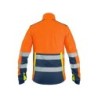 Kurtka CXS BENSON softshell, pomarańczowo-niebieska