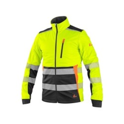 Kurtka CXS BENSON softshell, żółto-czarna