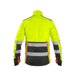Kurtka CXS BENSON softshell, żółto-czarna