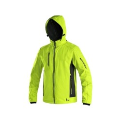 Kurtka CXS DURHAM softshell, żółto-czarna