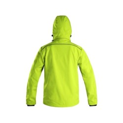 Kurtka CXS DURHAM softshell, żółto-czarna