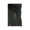 Kurtka CXS NORFOLK softshell ocieplany, czarna + HV niebiesko-czerwone