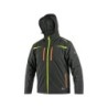 Kurtka CXS NORFOLK softshell ocieplany, czarny + HV żółto-pomarańczowe