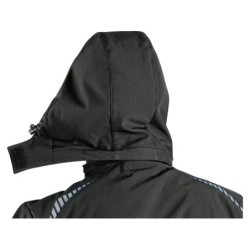 Kurtka CXS NORFOLK softshell, czarna + HV niebiesko-czerwone