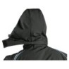 Kurtka CXS NORFOLK softshell, czarna + HV niebiesko-czerwone
