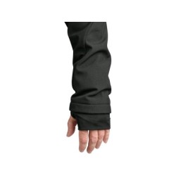 Kurtka CXS NORFOLK softshell, czarna + HV niebiesko-czerwone