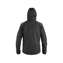 Kurtka CXS NORFOLK softshell, czarny + HV żółto-pomarańczowe