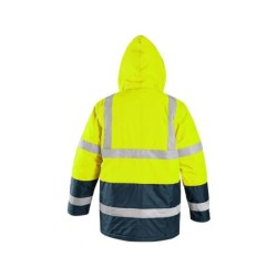 Kurtka CXS OXFORD, żółto-niebieskia
