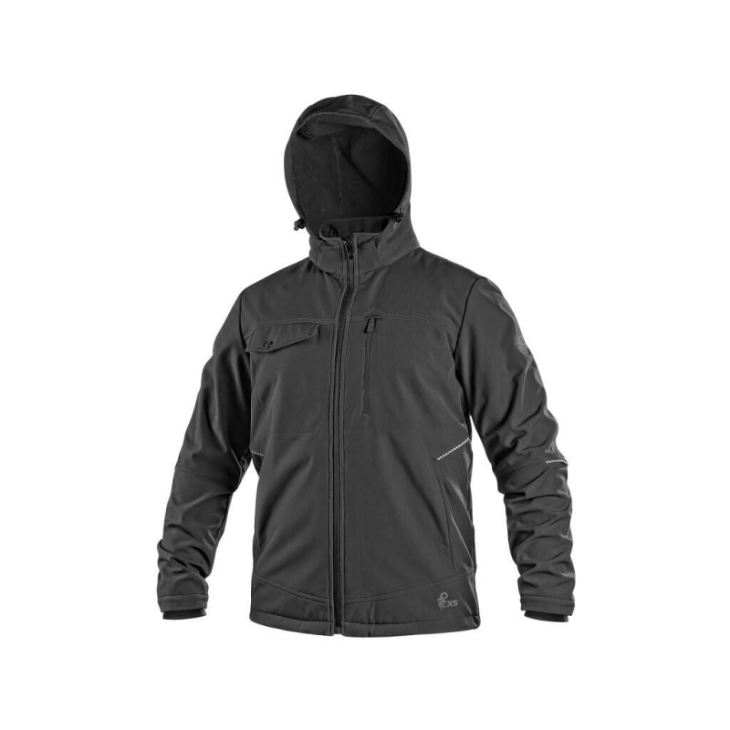 Kurtka CXS STRETCH softshell, czarna