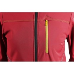Kurtka CXS STRETCH softshell, dziecięca, czerwona