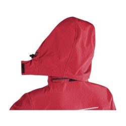 Kurtka CXS STRETCH softshell, dziecięca, czerwona