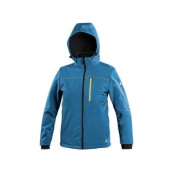 Kurtka CXS STRETCH softshell, dziecięca, niebieska