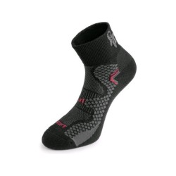 Skarpety CXS SOFT, czarno-czerwone