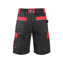 Spodenki CXS ORION DAVID, czarno-czerwone