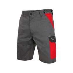 Spodenki CXS PHOENIX ZEFYROS, szaro-czerwone