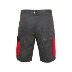 Spodenki CXS PHOENIX ZEFYROS, szaro-czerwone