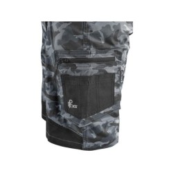 Spodenki CXS SOLIS FLEX, camo-czarne