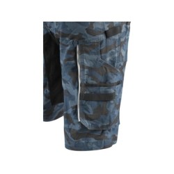 Spodenki CXS STRETCH, camo-niebieskie