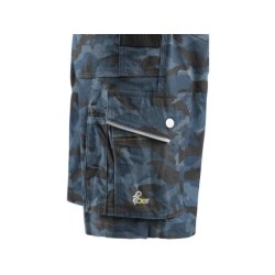 Spodenki CXS STRETCH, camo-niebieskie