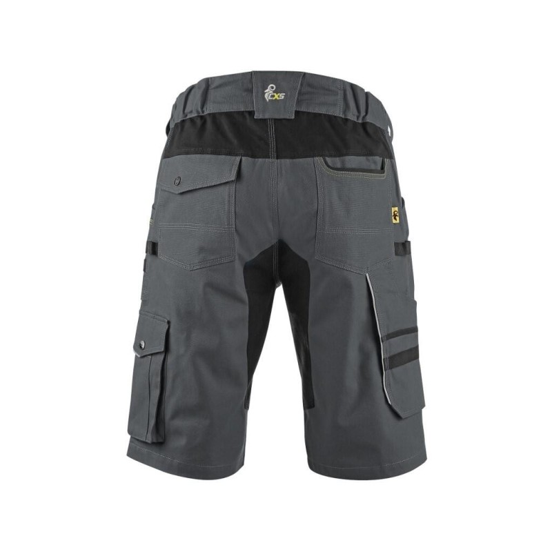 Spodenki CXS STRETCH, ciemnoszaro-czarne