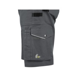 Spodenki CXS STRETCH, ciemnoszaro-czarne