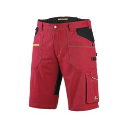 Spodenki CXS STRETCH, czerwono-czarne