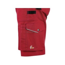 Spodenki CXS STRETCH, czerwono-czarne
