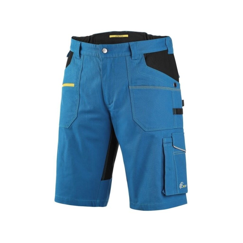 Spodenki CXS STRETCH, niebiesko-czarne