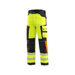 Spodnie CXS BENSON, żółto-czarne