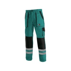 Spodnie CXS LUXY BRIGHT, zielono-czarne