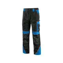 Spodnie CXS SIRIUS BRIGHTON, czarno-niebieskie