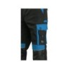 Spodnie CXS SIRIUS BRIGHTON, czarno-niebieskie