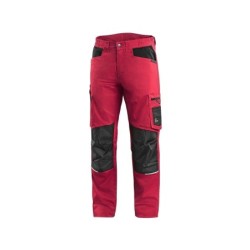 Spodnie CXS SOLIS FLEX, czerwono-czarne
