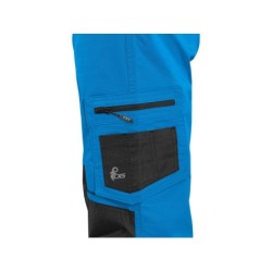 Spodnie CXS SOLIS FLEX, niebiesko-czarne