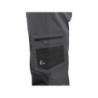 Spodnie CXS SOLIS FLEX, szaro-czarne