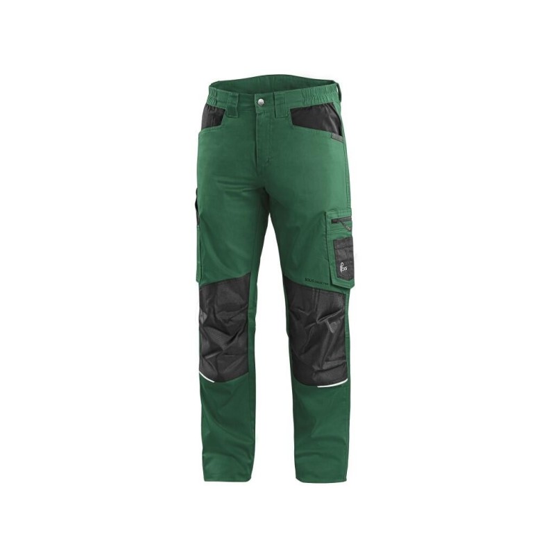 Spodnie CXS SOLIS FLEX, zielono-czarne