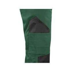 Spodnie CXS SOLIS FLEX, zielono-czarne