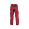 Spodnie CXS STRETCH, czerwono-czarne